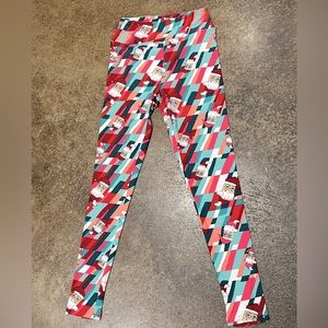 Santa Claus Christmas LulaRoe Leggings Women’s Girls juniors One Size